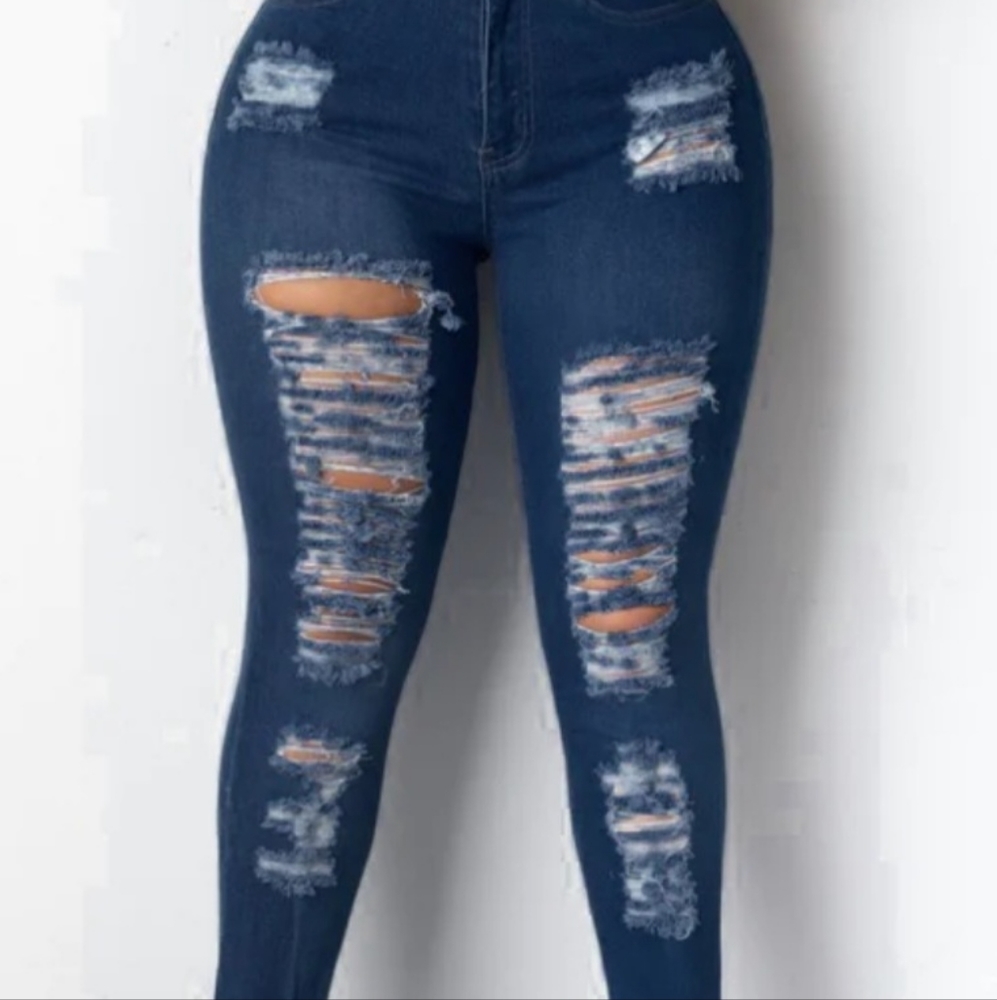 Distressed jean